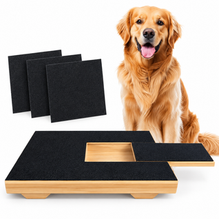 Olyqo Dog Nail Scratch Board with Treat Box